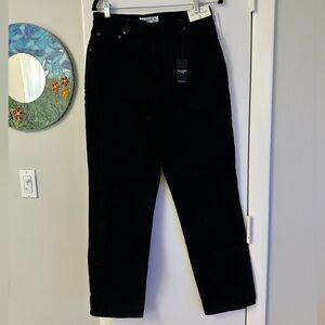 NWT Abercrombie & Fitch Women’s Straight Leg Black Jeans